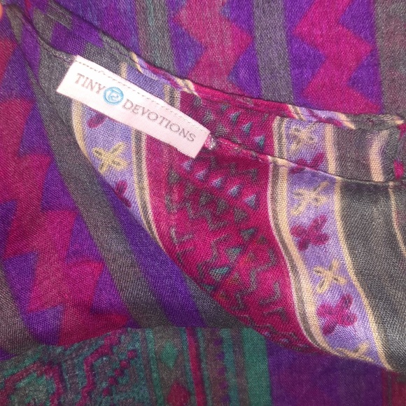 Colorful tiny devotions scarf - Picture 3 of 4